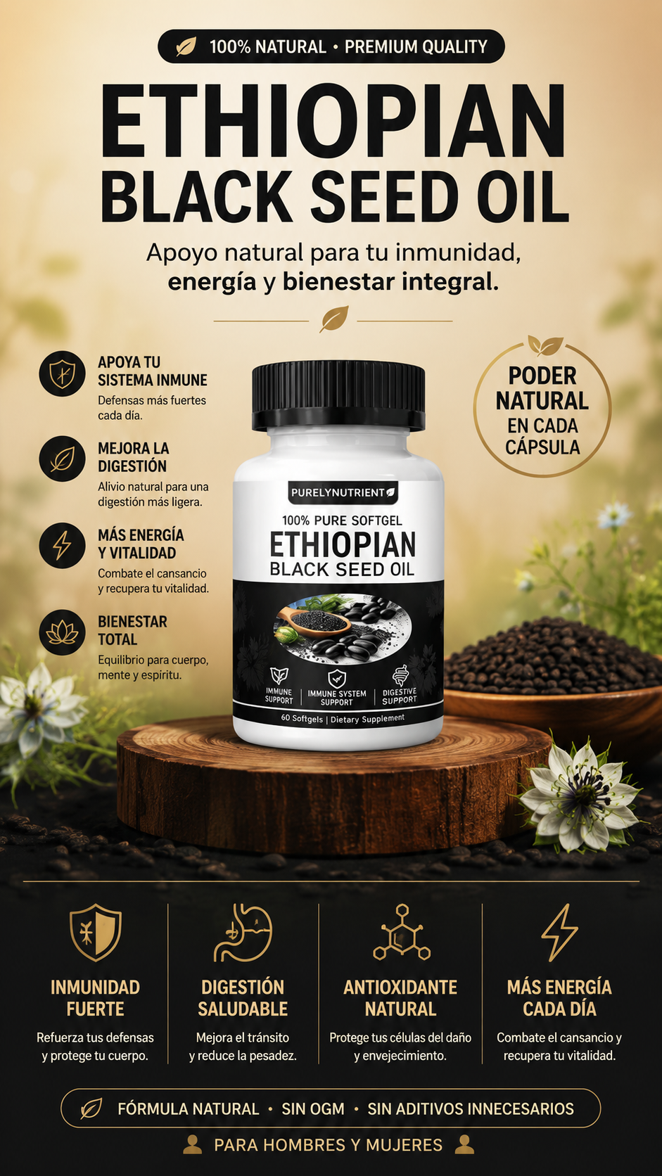 Ethiopian Black Seed Oil
