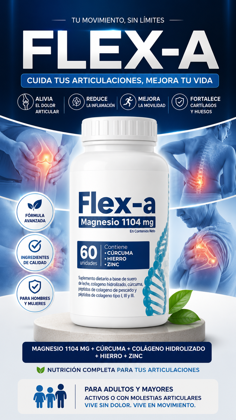 FLEX-A suplemento para articulaciones