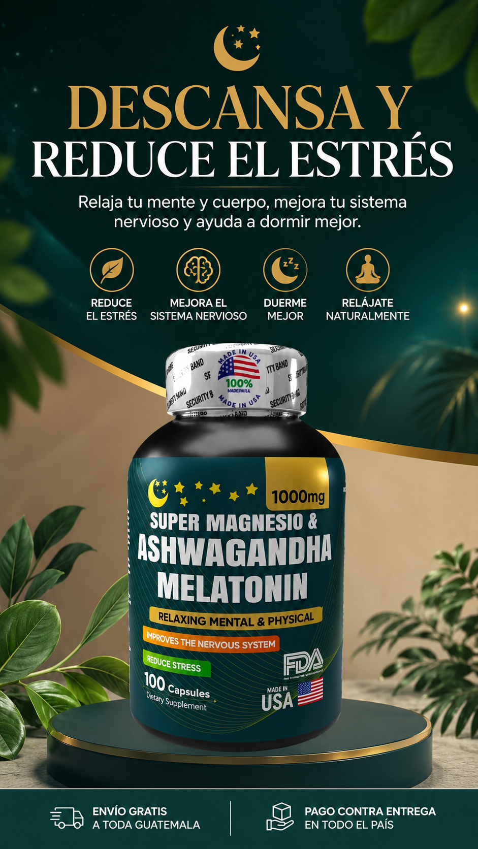 Super Magnesio Ashwagandha Melatonina