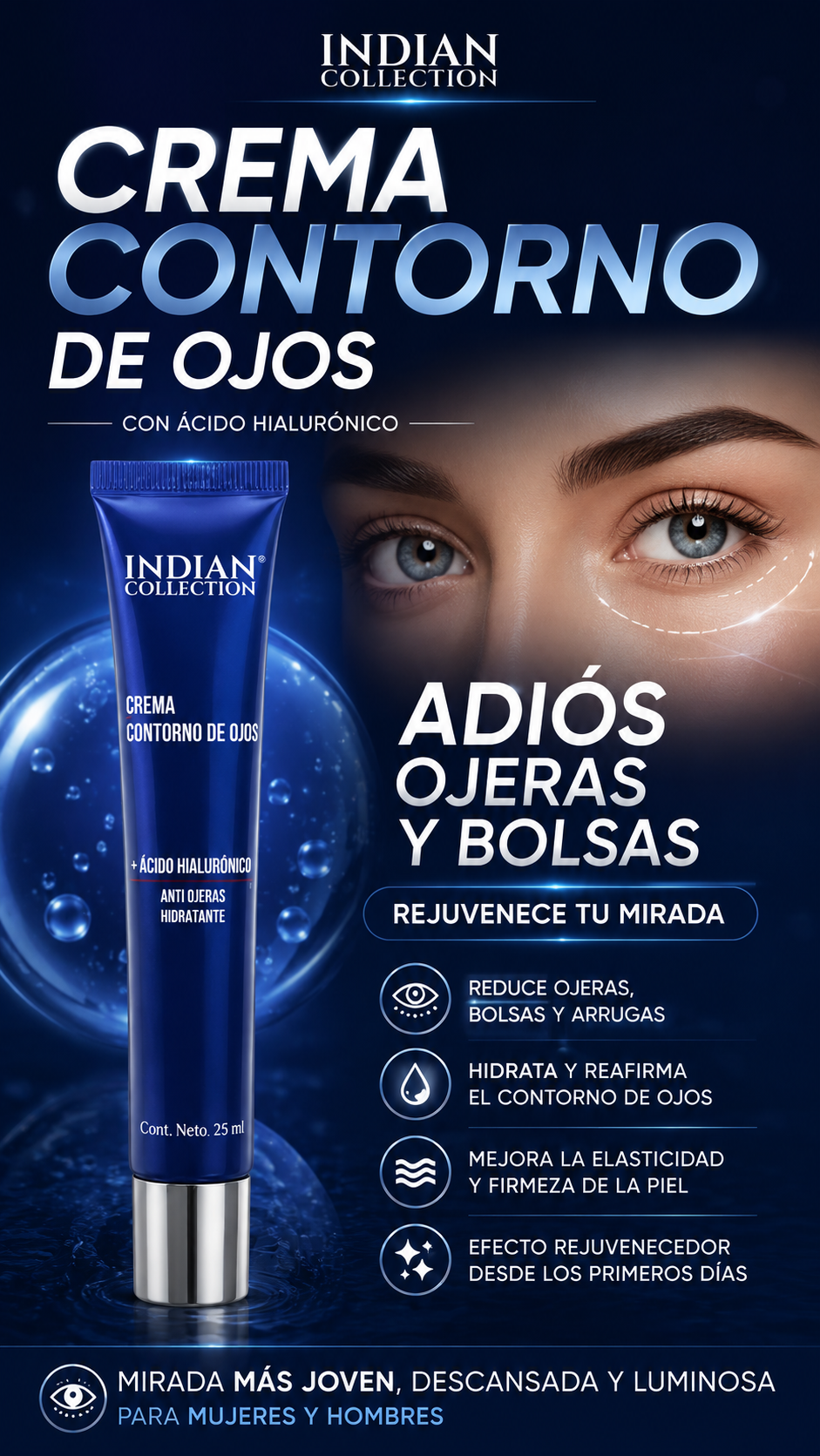 Crema Contorno de Ojos Indian Collection