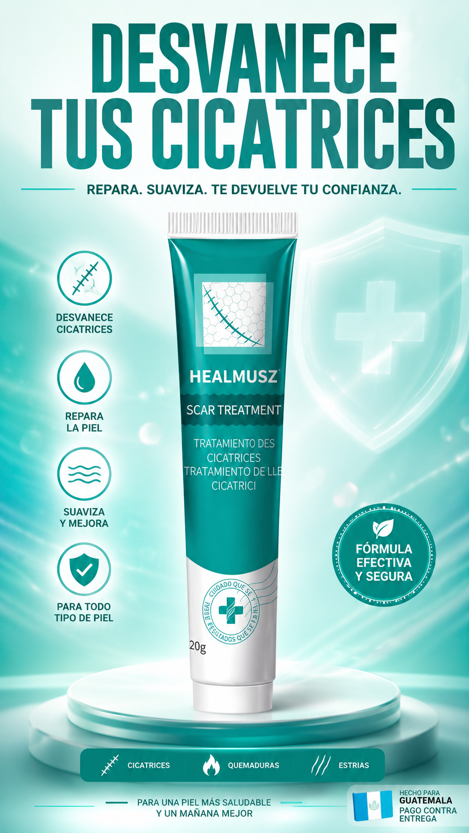 Crema Cicatrizante HEALMUSZ