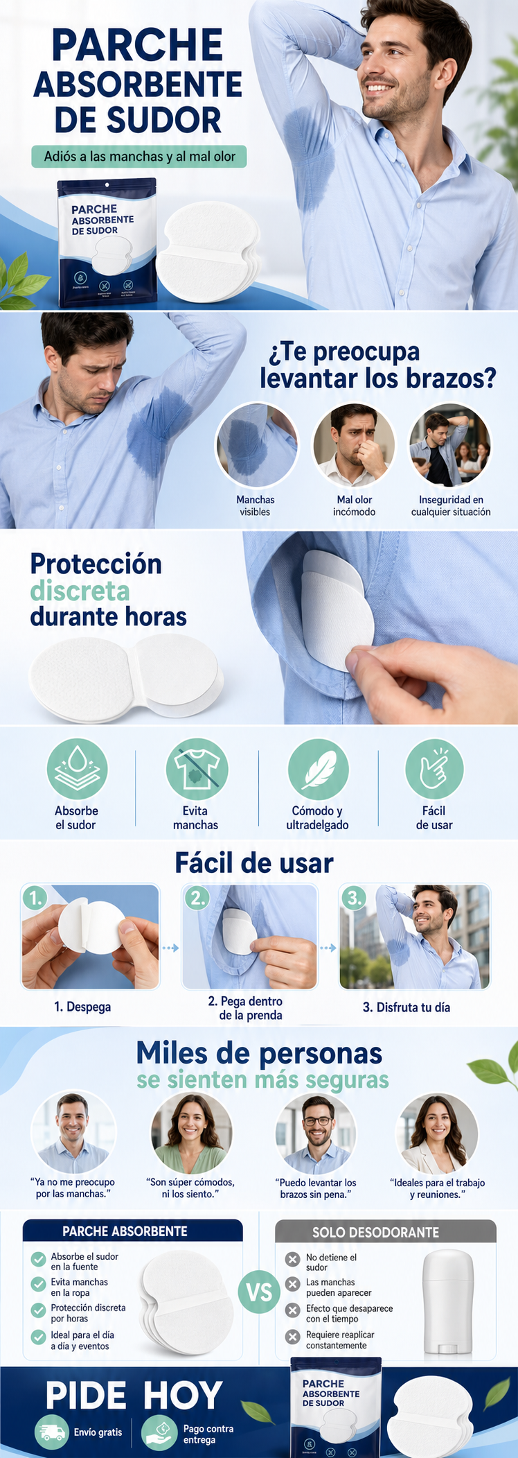 Parche Absorbente de Sudor