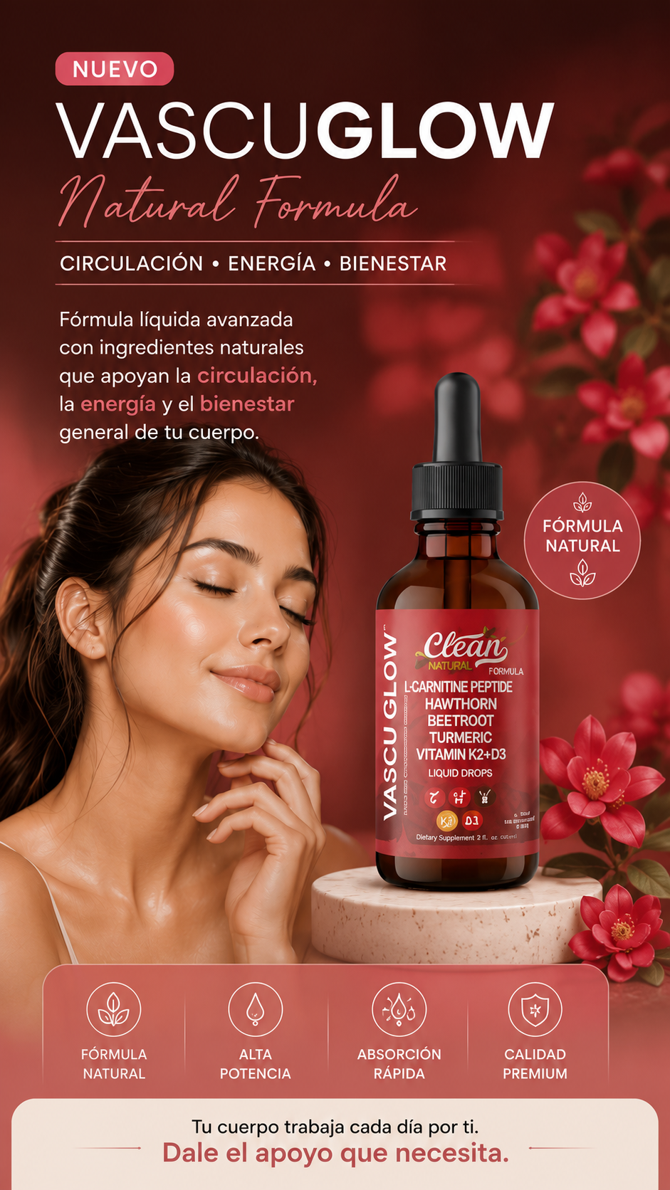 VASUGLOW gotas naturales